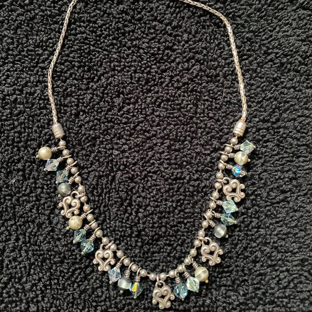 BRIGHTON BLUE BEADED NECKLACE